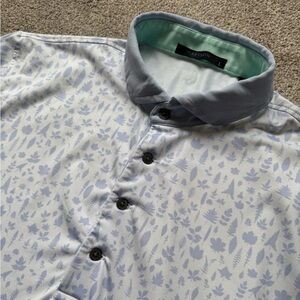 Mens Greyson Premium Golf Polo Shirt All Over Print Size Large
